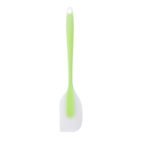 Image of 1Pcs Silicone Spatulas,Translucent Heat Resistant Flexible Non-stick Spatula,Food Grade Kitchen Essential Grip Gadgets Premium Scraper(Green,Large)