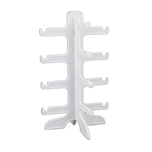 Expositor de gafas de sol en su tocador: estante de almacenamiento elegante de 4 capas