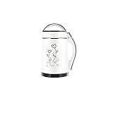 KMHJFXX Household Soyabean Milk Maker Stainless Steel Filter-free Heating Soy Beans Juicer Grain Grinding(D)