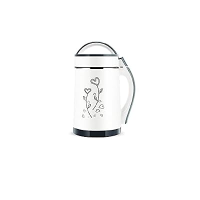 KMHJFXX Household Soyabean Milk Maker Stainless Steel Filter-free Heating Soy Beans Juicer Grain Grinding(D)