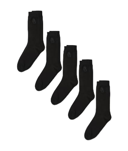 Bild: Karl Lagerfeld International B.V Men's Karl Lagerfeld, K/Kameo Logo 5 Pack Socks, Schwarz, 6-8 f�r 8,67 EUR (-19%) statt 10,70 EUR bei amazon.de