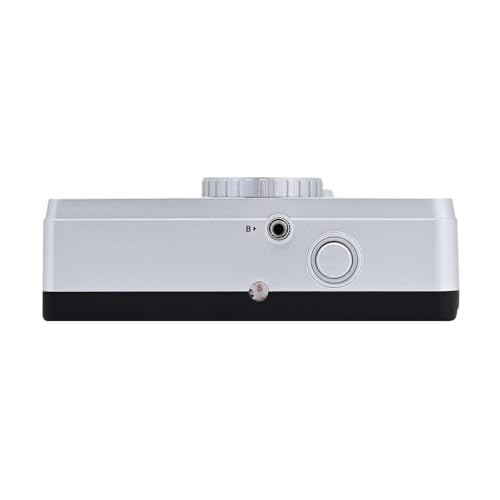 Image of Kodak EKTAR H35N Half Frame Film Camera, 35mm, Reusable, Focus-Free, Bulb Function, Built-in Star Filter, Coated Improved Lens (Film & AAA Battery are not Included) (Striped Black) | 22mm Fixed-Focus Lens, Star Filter, Bulb Mode, Flash