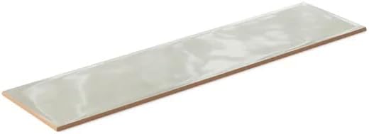 Crossroads 4 in. x 16 in. Ceramic Undulated Wall Tile (14.60 Sq. Ft. / Case) (Sage Green)