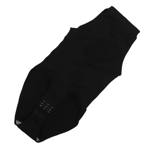 BESPORTBLE fajas de control de barriga tanga Body de control de abdomen Body de mujer con escote redondo mono sin mangas negro mujer traje de cuerpo de maternidad body tanga Nylon Black