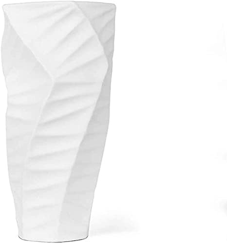 花瓶モダンなスタイルシンプルな花瓶樹脂の花瓶リビングルームの装飾品家庭用フラワートップの装飾乾燥花オーガナイザー容器花瓶 カラー ホワイト サイズ 大 Color Large White ラッピング無料 Size