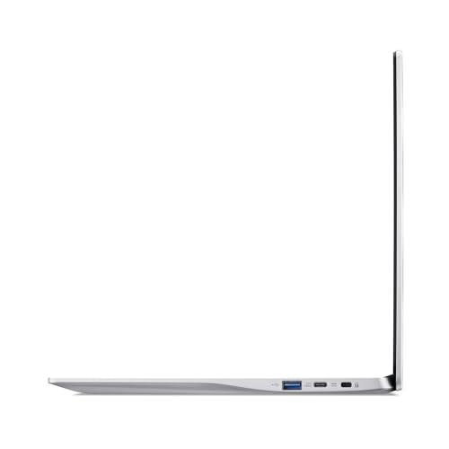 Image of Acer Chromebook 315 15.6 FHD Laptop | Intel Celeron N4500 | Intel UHD Graphics | Built-in Webcam| microSD Card Reader| Silver | 4GB RAM | 64GB SSD | Chrome OS |Bundle with 64GB USB Flash Drive