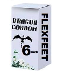Flexfeet Dragons condome 6-inch for Men || Soft Touch || Ultra Comfort ||-picture-22