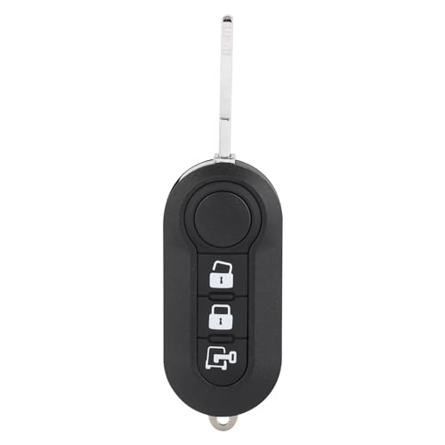 ECCPP Keyless Entry Remote ( Just Shell Case) for 2015 Fit for Fiat 500 -- 3 Buttons 1-Pack