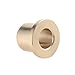 Through-Hole Bearing Bushings for Industrial Equipment - Self-Lubricating Flanged Bronze Sleeve Bearing 1pc(25x3x12x18x10mm)
