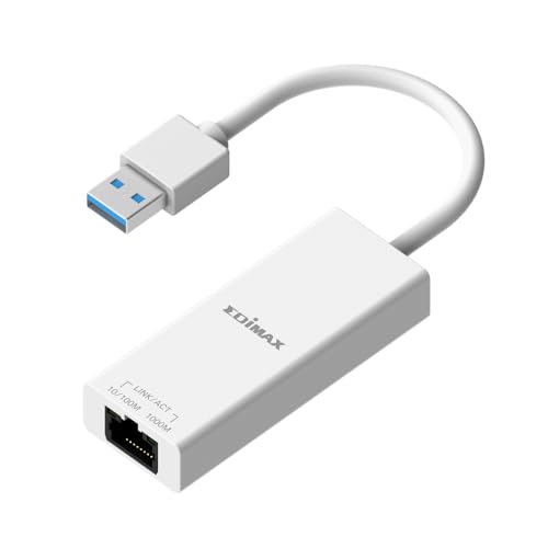 Adaptador Ethernet USB 3.2 Gigabit Edimax EU-4306 V2 para solucionar fallos de Wi-Fi inestable 4