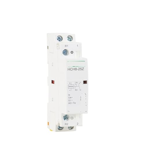 Contacteur DC HCH8-25 commutateur silencieux 2P 25A 2NO rail DIN