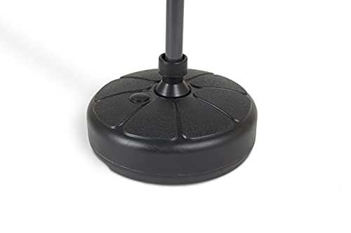 909 OUTDOOR Base de sombrilla para sombrilla, Base de sombrilla rellenable, Rellenable con Arena o Agua, 12kg, Diámetro 38cm Cover