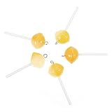 EXCEART 30 Piezas Colgante De Piruleta Mini Piruleta De Espalda Plana Encanto De Piruleta Colgante De De Bricolaje De Comida Resina Dibujos Animados Cuentas Espaciadoras Yo