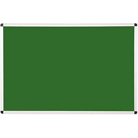 Wonderwall Premium Felt Notice Board - Aluminium Frame - 240 x 120cm with Fixings, 5 Colour Options Including (Green) Cover