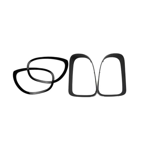 Feu arrière pour MINI F60 : kit de 4 pièces d'anneaux de phares noirs pour personnalisation extèrieure