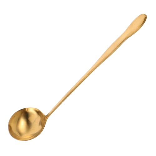 Stainless Steel Long Handle Cooking Spoon Soup Ladle for Home Restaurant and Outdoor Use Ergonomic Design for Easy Scooping and Stirring
