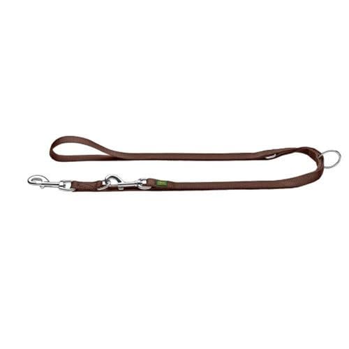 HUNTER Verstellbare Hundeführleine, Farbe: petrol, 3-fach verstellbar, robustes Nylon, pflegeleicht, Größe: 25/200