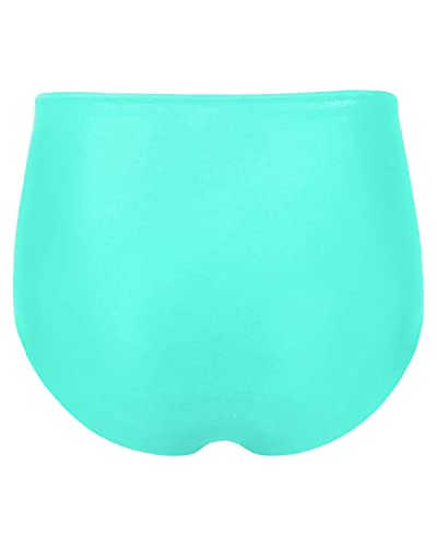 Image of Tempt Me Women High Waisted Bikini Bottom Retro Ruched Swim Bottom Shirred Tankinis Brief
