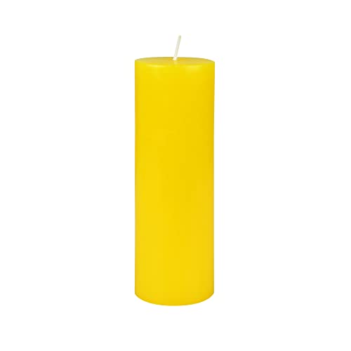 Zest Candle Pillar Candle, 2 by 6-Inch, Yellow