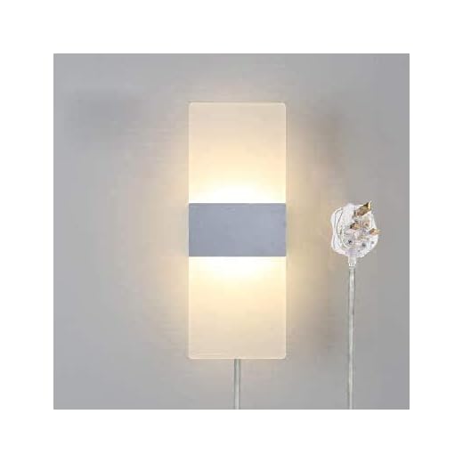 Square Creativity Style Vägglampa med 1,8 m CE-kontakt i transparent sladd Lätt att installera Vägglampa utan stansning, glödlampor ingår ej