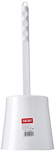 TATAY Brosse Toilettes WC | Matériaux Résistants | Design Moderne | Brosse Fixe et Durable pour Une Bonne Hygiène | Plusieurs Couleurs Disponibles | 12 x 12...