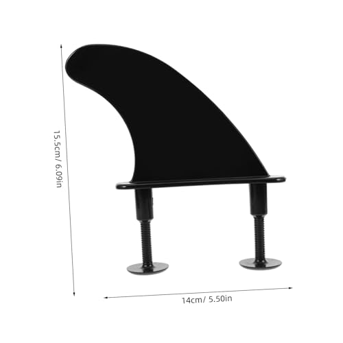 Mikikit Enhance Your Surfing 1 Set of Soft TPU Paddleboard Fins for Stability Control