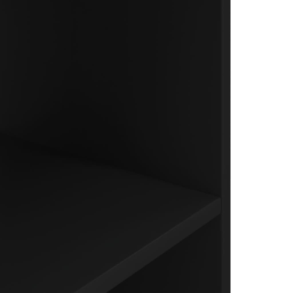 vidaXL Soporte para Acuario Madera de ingeniería Negro 100x40x60 cm (833584)