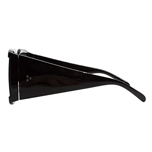 Womens Oversized Square Sunglasses Thick Bold Side UV 4004