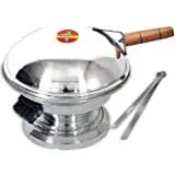 sai collection Indian Aluminium Multi Purpose Oven with Jali, Handle, Chimta