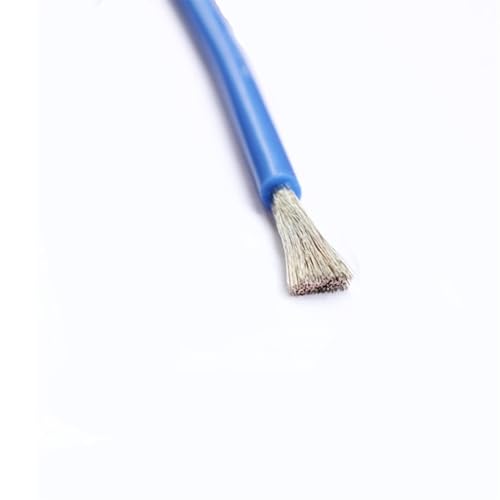 Outdoor Extension 14AWG 16AWG 185AWG Silicone Cable 2 Metres 12 AWG 2 Meters Ultra Flexible High Temperature Test Line Solar sheathed(Color:12 awg Blue 2meter)