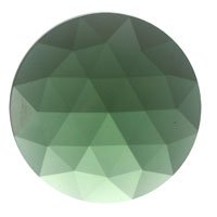 Stained Glass Jewels - 35mm Round Faceted - Sea Green