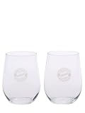 ✅ MATERIAL: Glas FC Bayern München Wasserglas 2er-Set