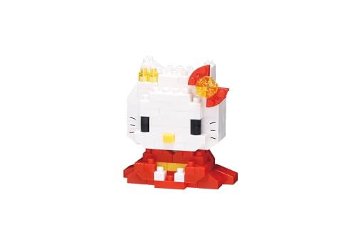 nanoblock - Sanrio - Hello Kitty (Kimono), kit de construcción de la serie de personajes