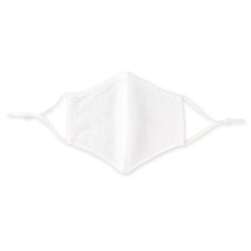 Weddingstar 3-Ply Kid's Washable Cloth Face Mask Reusable and Adjustable with Filter Pocket - White - Image 3