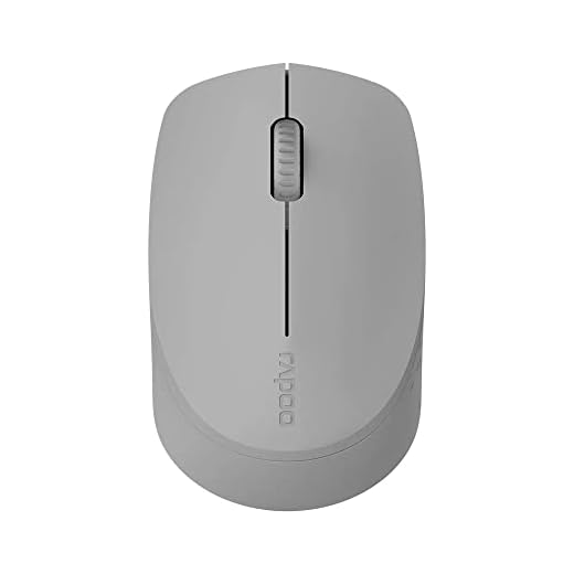 Mouse RAPOO Bluetooth + 2.4Ghz Cinza Pilhas Inclusa - RA010