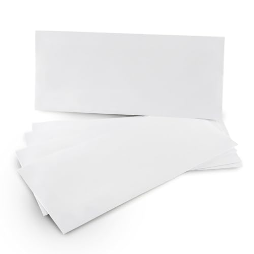 Image of Aimoh #10 Security Self Seal Envelopes - 200 Qty |No Window, EnveGuard, 4⅛ x 9 inch, White, 24 LB, 200 Count (34100-2)