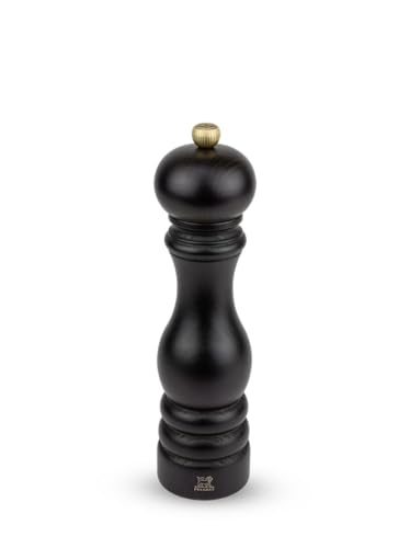 PEUGEOT - Paris 22 cm Pepper Mill - Classic Grind System - Made with PEFC Certified Wood - Lifetime Guaranteed Mechanism - Made in France - Chocolate Colour