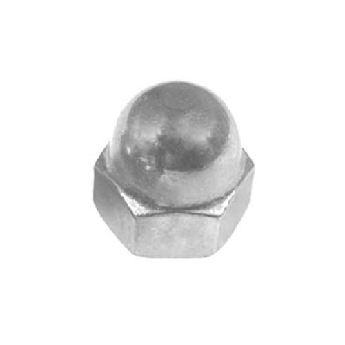 1/4-20 X 7/16 Steel Acorn Cap Nut - Nickel (50EA)