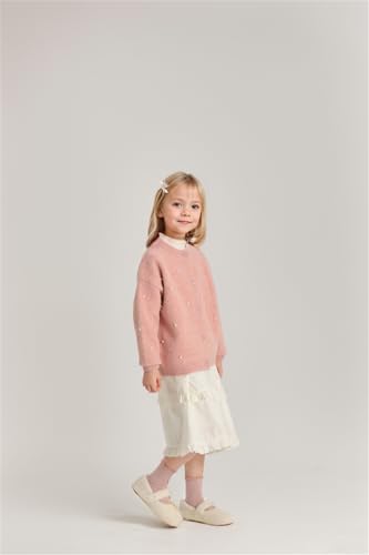 Girls Knitted Cardigan Sweater Toddler Long Sleeve Jacket Outerwear3