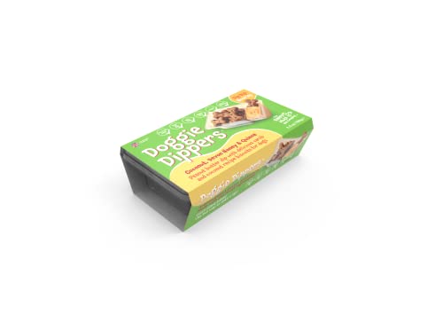Doggie Dippers™ Tray - Devon Honing Quinoa - Are a World-First Interactive Dog Treat. Blending Gluten and Wheat Free Carob and Coconut Biscuits with Our Carob Flavoured Peanut Butter