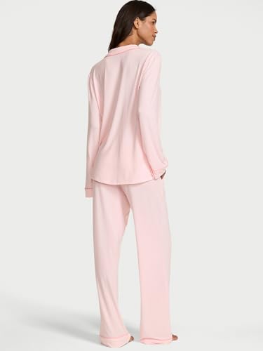 Victoria's Secret Modal Long Pajama Set, Sleepwear for Women, Angel Pink, XXL - image 2