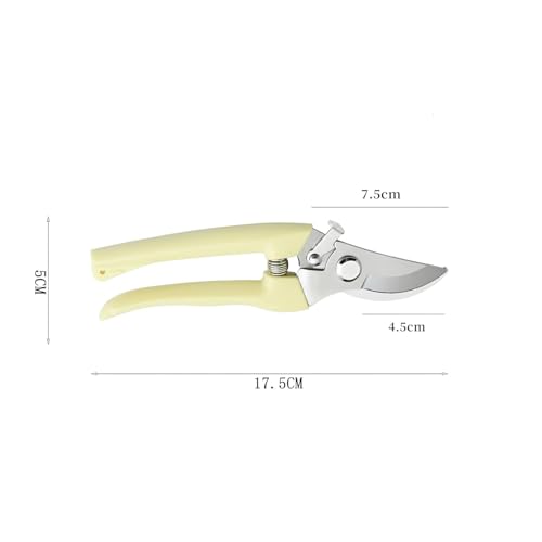 Image of DeoDap Hand Pruner Cutter For Plants - Heavy Duty Steel Blade Garden Pruning Shears - Sharp Plant Trimming Tool for Branch Cutting Grass Shrub Hedge Maintenance Ergonomic Grip Durable Use (Pack of 1)