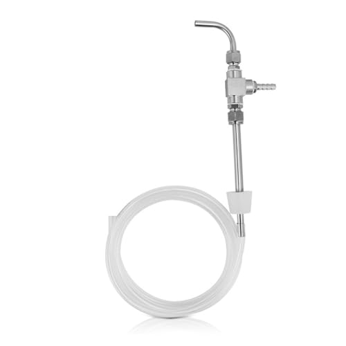Newest Pressure Beer Transfer Kit,Closed Loop Transfer System,Carboy To Corny Keg Transfering Pole For Beer Wine(B)