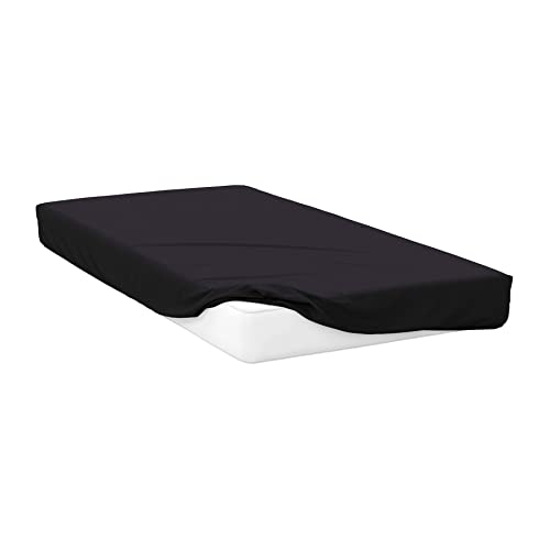 Profond Compatible avec Divan Base de Lit Emballage Tour de Lit en King Lit Taille en Noir 48cm...