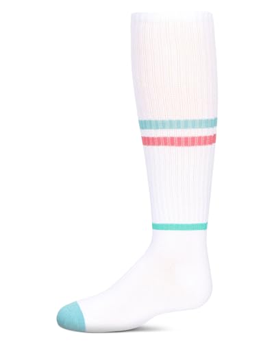 MeMoi Girls' Multi Colored Stripe Knee High Socks2