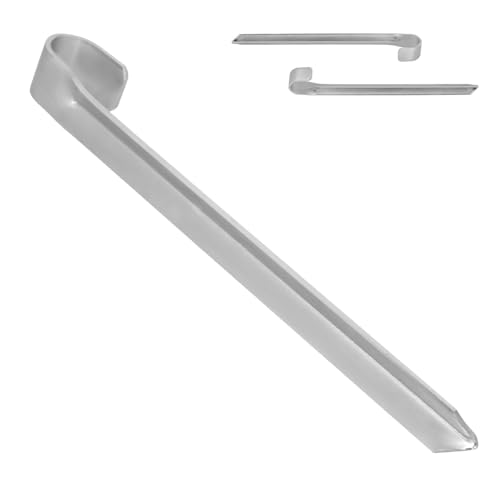 KOTARBAU® 2 STK. Bodenanker für Trampolin 43 cm Einschlaganker Schwerlast Heringe Trampoline verzinkt Erdanker für Zelt Pavillon Hüpfburg Trampolin Zeltheringe Bodenanker Heringe Erdnägel rostfrei