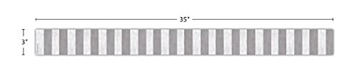 Modern Farmhouse Gray Stripes Straight Border Trim #TOP2