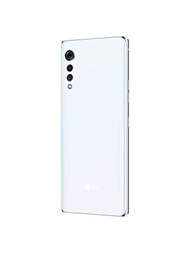 Smartphone LG Velvet Aurora White 128GB, 6GB RAM, Tela de 6.8”, Câmera Traseira Tripla, Android 10,