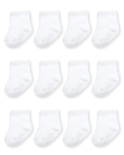 Image of Fruit of the Loom Baby & Toddler Grow & Fit Flex Zones Cotton Stretch Socks - Unisex, Girls, Boys