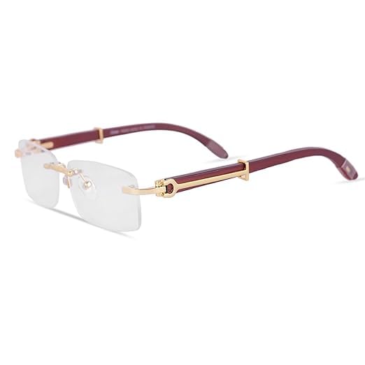 Gafas de pesca sin montura R.S.Inc con lentes marrones anti reflejos talla M